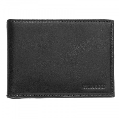 Мъжки черен портфейл CHIARUGI, CH1102SB