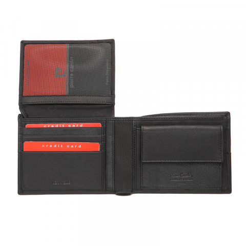 Мъжки портфейл с червена линия Pierre Cardin
