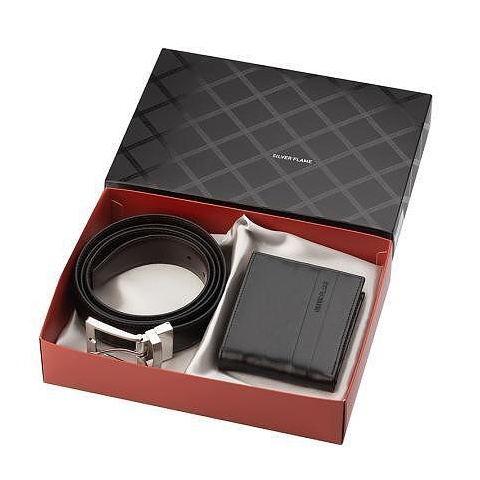 Комплект от портфейл и колан SILVER FLAME, SFS-022