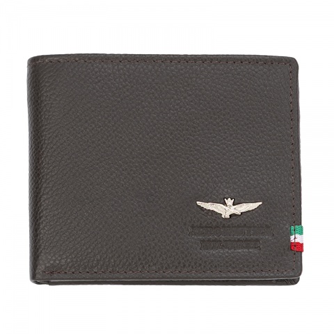 Мъжки кафяв портфейл Aeronautica Militare, AM101BR