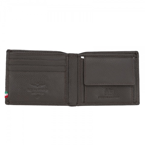 Мъжки кафяв портфейл Aeronautica Militare, AM101BR