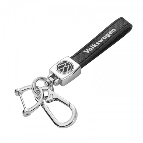 Ключодържател Auto Set - кожа,карбон с лого Volkswagen, AS3504CS