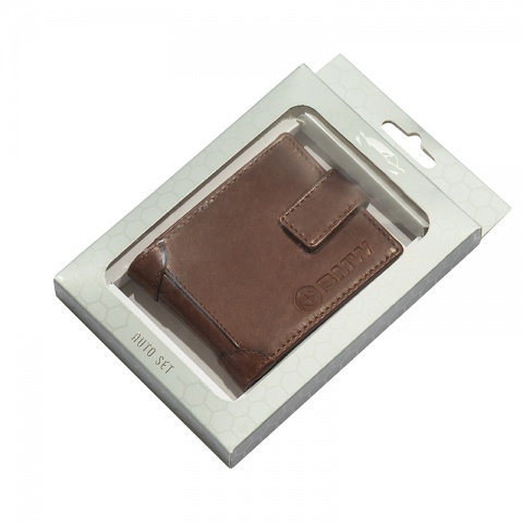 Мъжки портфейл Auto Set с лого BMW, AS4002BR