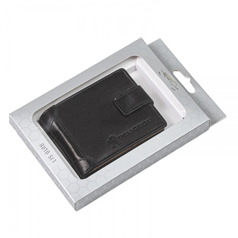 Мъжки портфейл Auto Set с лого PEUGEOT, AS4011BL