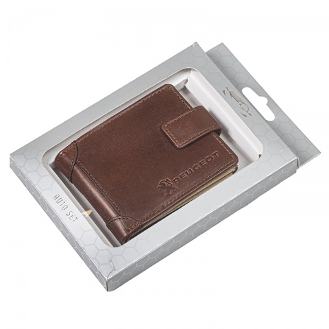 Мъжки портфейл Auto Set с лого PEUGEOT, AS4011BR