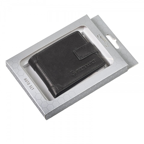 Мъжки портфейл Auto Set с лого RENAULT, AS4013BL