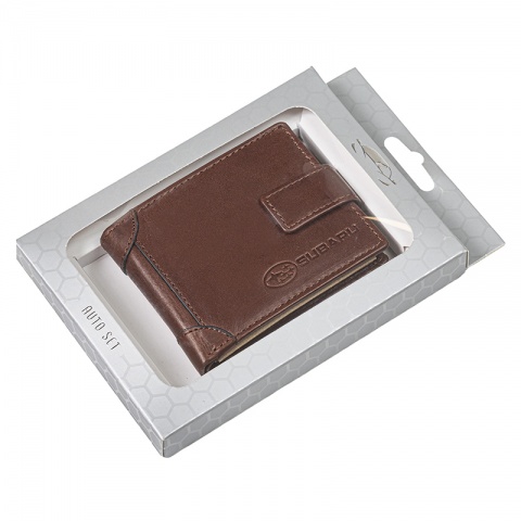 Мъжки портфейл Auto Set с лого SUBARU, AS4021BR
