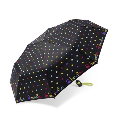 Дамски чадър черен UNITED COLORS OF BENETTON, B59004