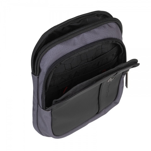 Мъжка сиво-черна чанта Beverly Hills Polo Club, BH1370GB