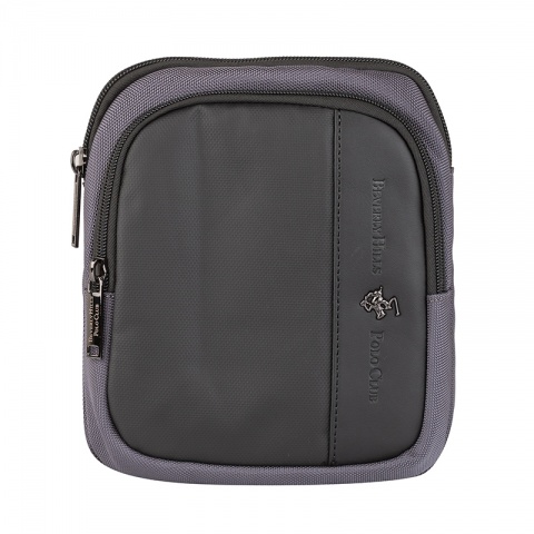 Мъжка сива чанта Beverly Hills Polo Club, BH1370GR