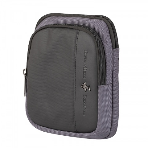 Мъжка сива чанта Beverly Hills Polo Club, BH1370GR