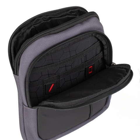 Мъжка сива чанта Beverly Hills Polo Club, BH1370GR