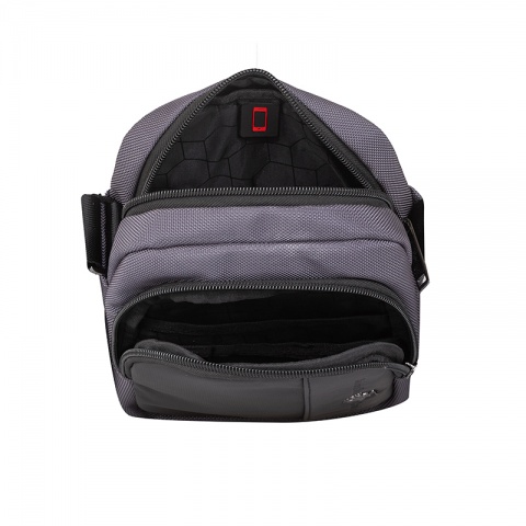Мъжка сива чанта Beverly Hills Polo Club, BH1371GR
