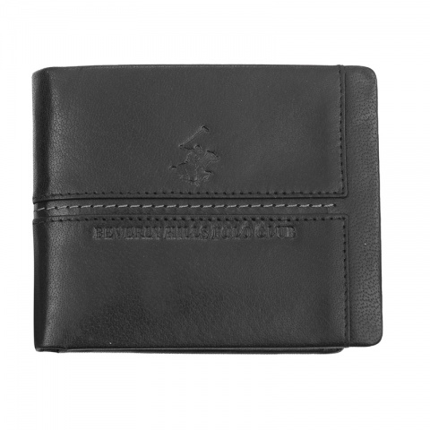 Мъжки черен портфейл Beverly Hills Polo Club, BH1561NE
