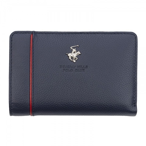 Дамско синьо портмоне Beverly Hills Polo Club, BH1570BL