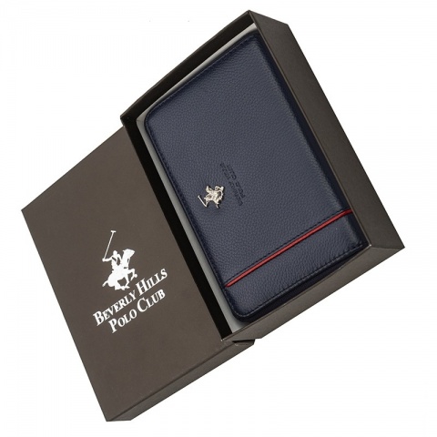 Дамско синьо портмоне Beverly Hills Polo Club, BH1573BL