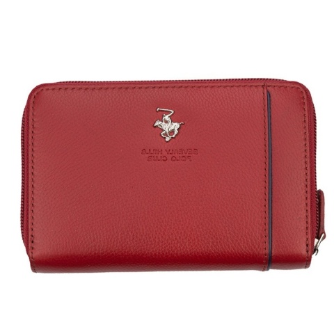 Дамско червено портмоне Beverly Hills Polo Club, BH1573RS