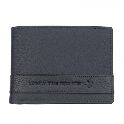 Мъжки син портфейл Beverly Hills Polo Club, BH1732BL