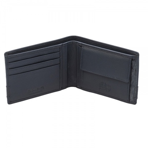 Мъжки син портфейл Beverly Hills Polo Club, BH1732BL