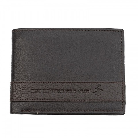Мъжки кафяв портфейл Beverly Hills Polo Club, BH1732MO
