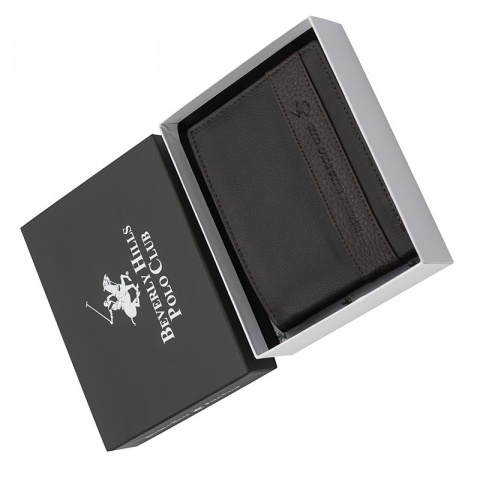 Мъжки кафяв портфейл Beverly Hills Polo Club, BH1732MO