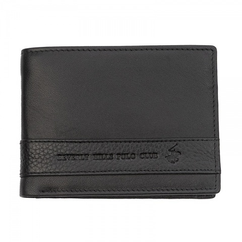 Мъжки черен портфейл Beverly Hills Polo Club, BH1732NE