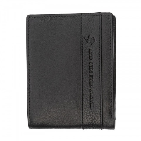 Мъжки черен портфейл Beverly Hills Polo Club, BH1732NE