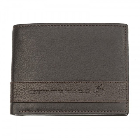 Мъжки кафяв портфейл Beverly Hills Polo Club, BH1733MO