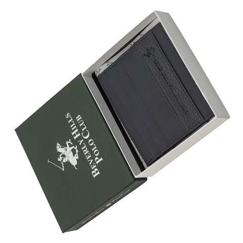 Мъжки син портфейл Beverly Hills Polo Club, BH1734BL