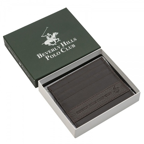 Мъжки кафяв портфейл Beverly Hills Polo Club, BH1734MO