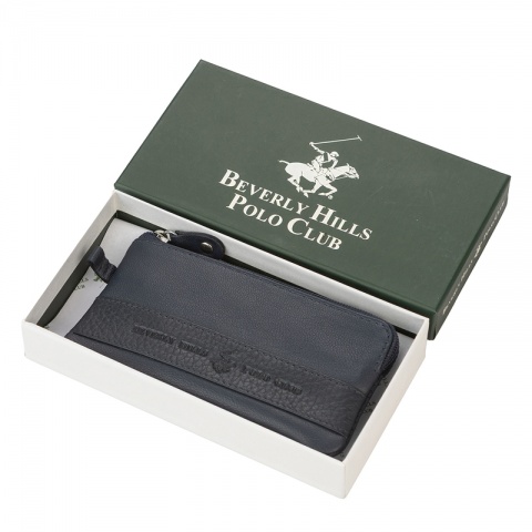 Мъжки портфейл ключодържател Beverly Hills Polo Club, BH1736BL