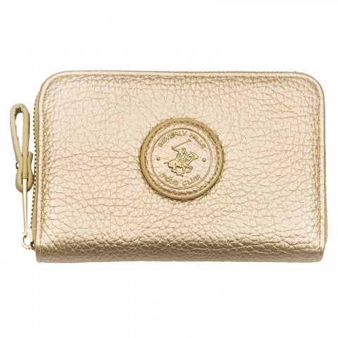 Дамско златисто портмоне Beverly Hills Polo Club, BH4004OR