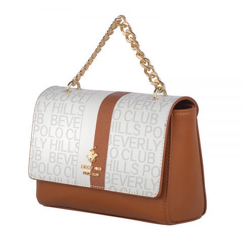 Дамска бяла чанта Beverly Hills Polo Club, BH4023BI
