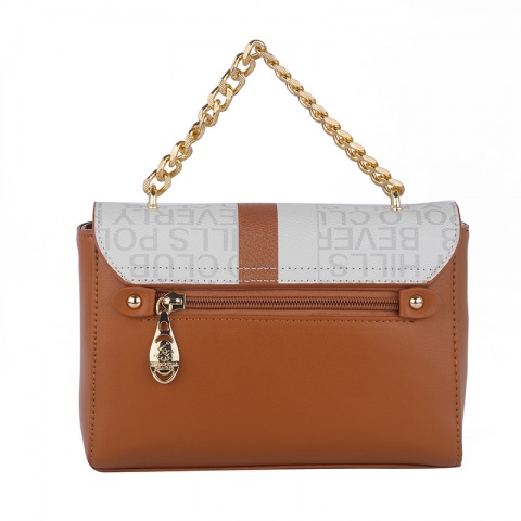 Дамска бяла чанта Beverly Hills Polo Club, BH4023BI