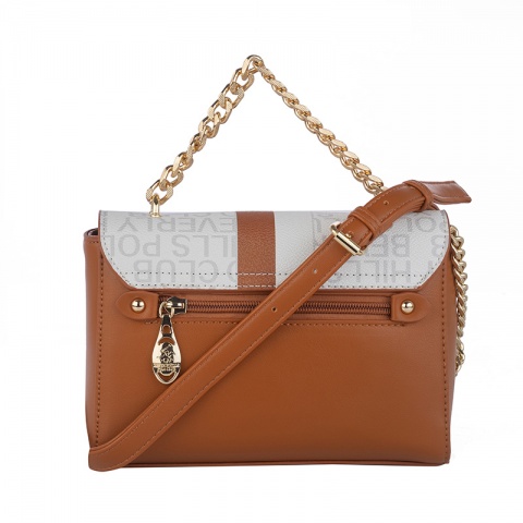 Дамска бяла чанта Beverly Hills Polo Club, BH4023BI