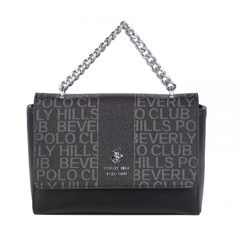 Дамска черна чанта Beverly Hills Polo Club, BH4023NE