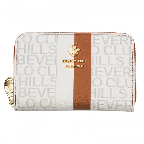 Дамско бяло портмоне Beverly Hills Polo Club, BH4025BI