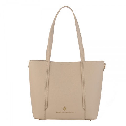 Дамска бежова чанта Beverly Hills Polo Club, BH4050BE