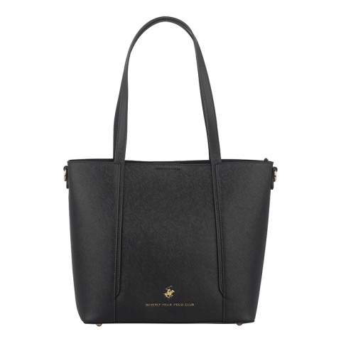 Дамска черна чанта Beverly Hills Polo Club, BH4050NE