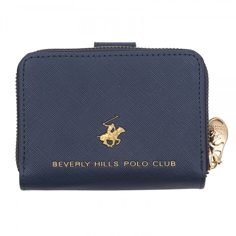 Дамско синьо портмоне Beverly Hills Polo Club, BH4055BL