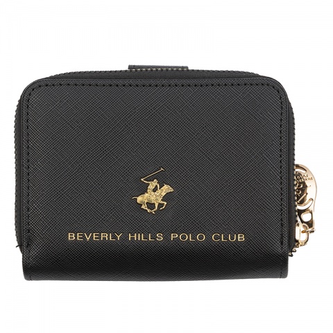 Дамско черно портмоне Beverly Hills Polo Club, BH4055NE