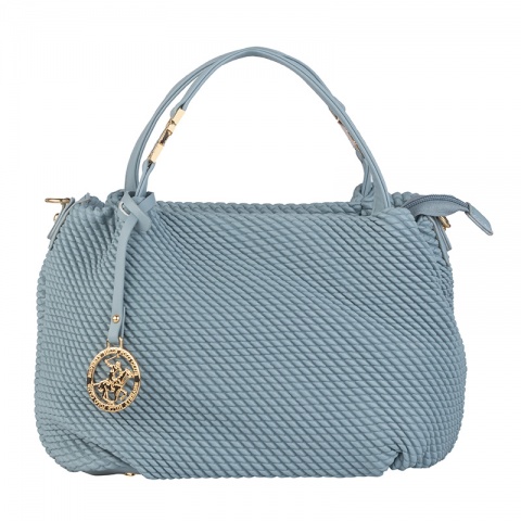 Дамска светлосиня чанта Beverly Hills Polo Club, BH4101AZ