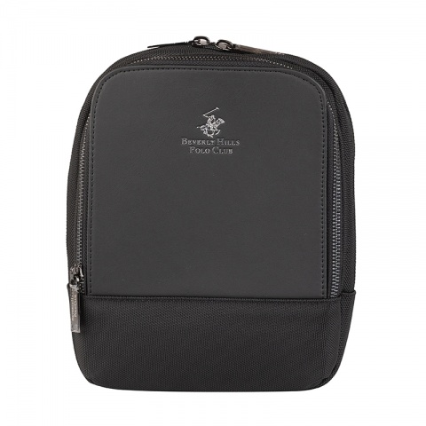 Мъжка черна чанта Beverly Hills Polo Club, BH8460NE