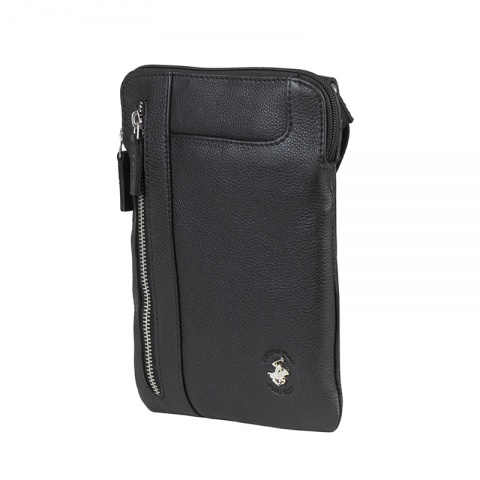 Мъжка черна чанта Beverly Hills Polo Club, BH8470NE