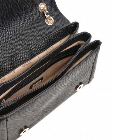 Дамска чанта GUESS в черен цвят, C2-4002B