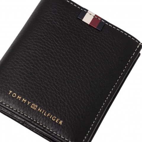 Малък мъжки портфейл TOMMY HILFIGER, 100% естествена кожа, C3-1017B