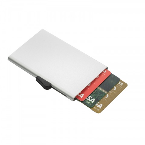 Картодържател C-secure цвят сребро, CS00106
