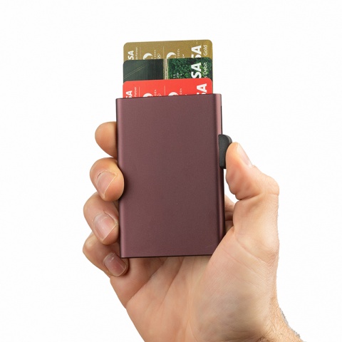Картодържател C-secure цвят кафяв, CS00108