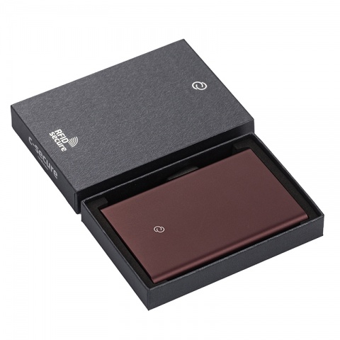 Картодържател C-secure цвят кафяв, CS00108