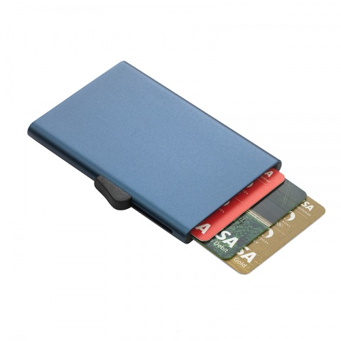 Картодържател C-secure цвят син, CS00109